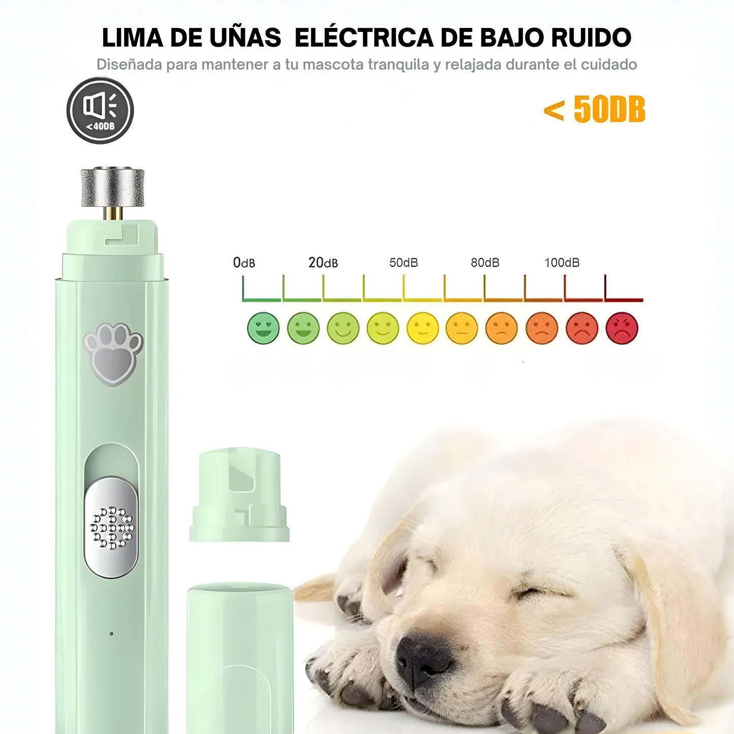 Lima Eléctrica Para Mascotas Pro