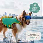 Chaleco Salvavidas Dino -  Dale a tu mejor amigo la seguridad que merece en cada chapuzón