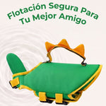 Chaleco Salvavidas Dino -  Dale a tu mejor amigo la seguridad que merece en cada chapuzón